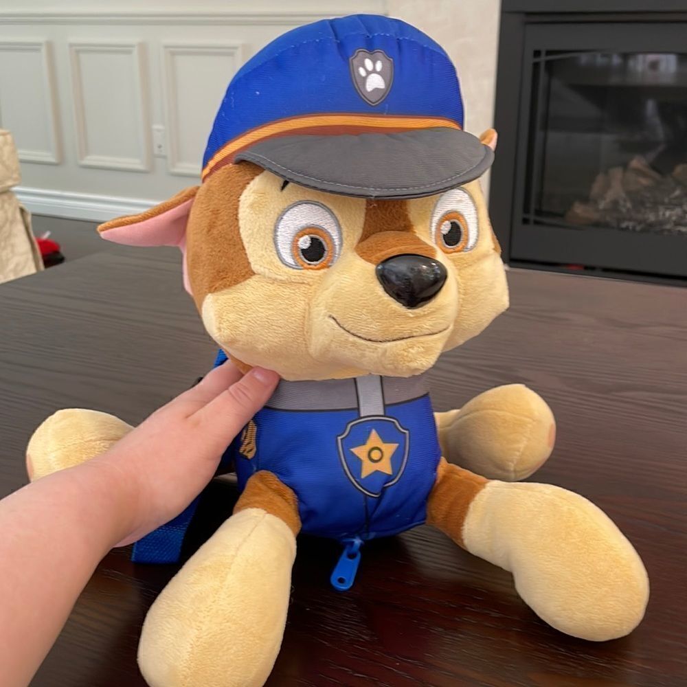✨HOST PICK✨PAW Patrol Chase the Police Dog Kids Children’s Backpack 13” tall